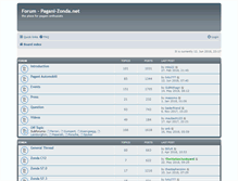 Tablet Screenshot of forum.pagani-zonda.net